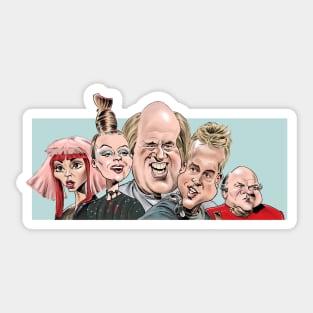 The villains of Blake's 7 (Season 4) Sticker